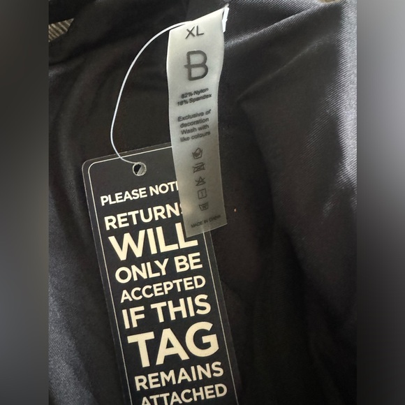 BMJL NEW Black Mesh One Piece Swimsuit Swim Bathing Suit XL - Picture 5 of 5